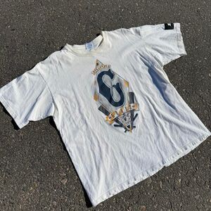 1998 Homestead Grays MLB single stitch Starter tee-size XL